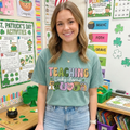 Comfort Colors® Retro St Patricks Day Teacher Shirt, Lucky Charms Teacher Shirt, Saint Patrick's Day Gift for Teacher, Cute Teaching Shirt