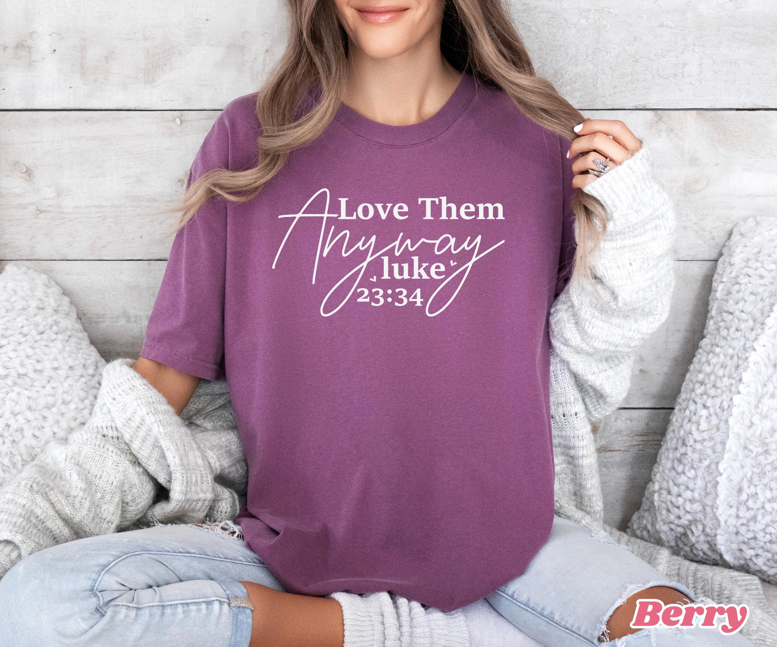 Comfort Colors® Religious Shirt Christian Shirt Jesus Shirt Womens Faith Shirt Bible Verse Shirt Christian Gifts Scripture Tshirt Church Tee