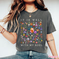 Comfort Colors® It Is Well With My Soul Vintage Floral Christian Shirt Wildflower Faith Tee Religious Women Gift Bible Verse Christian Gifts