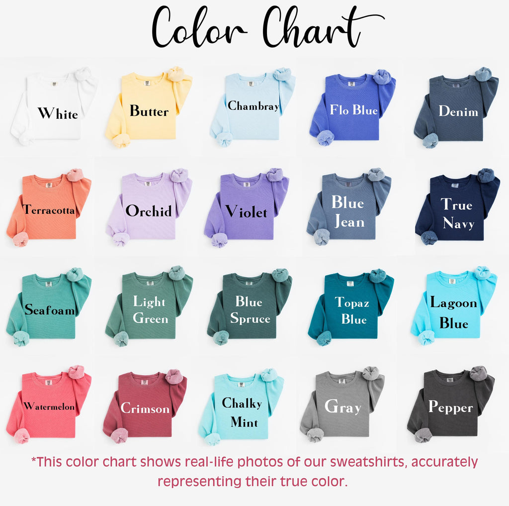 Comfort Colors® Christian Sweatshirt Faith Sweater Bible Verse Shirt Religious Gifts for Women Jesus Shirt His Mercies Are New Every Morning