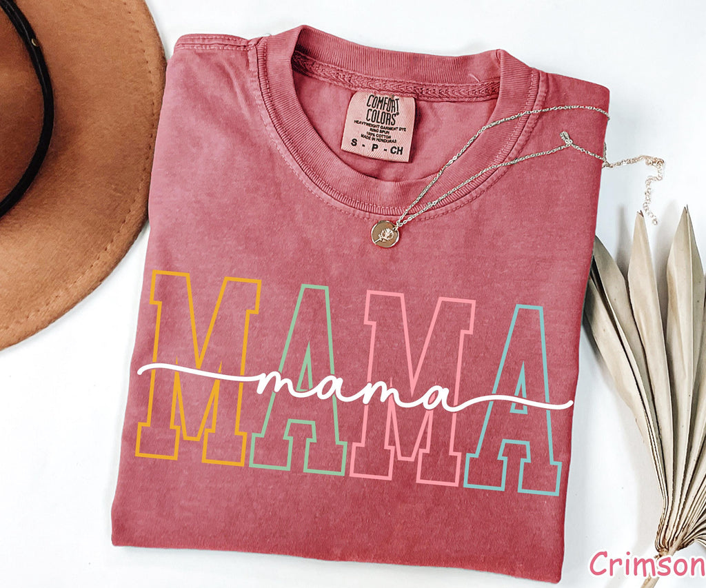 Comfort Colors® Mama Shirt, Unique Mothers Day Gift From Daughter, Mom Birthday Gift, New Mom Gift, Pregnancy Announcement, Baby Shower Gift