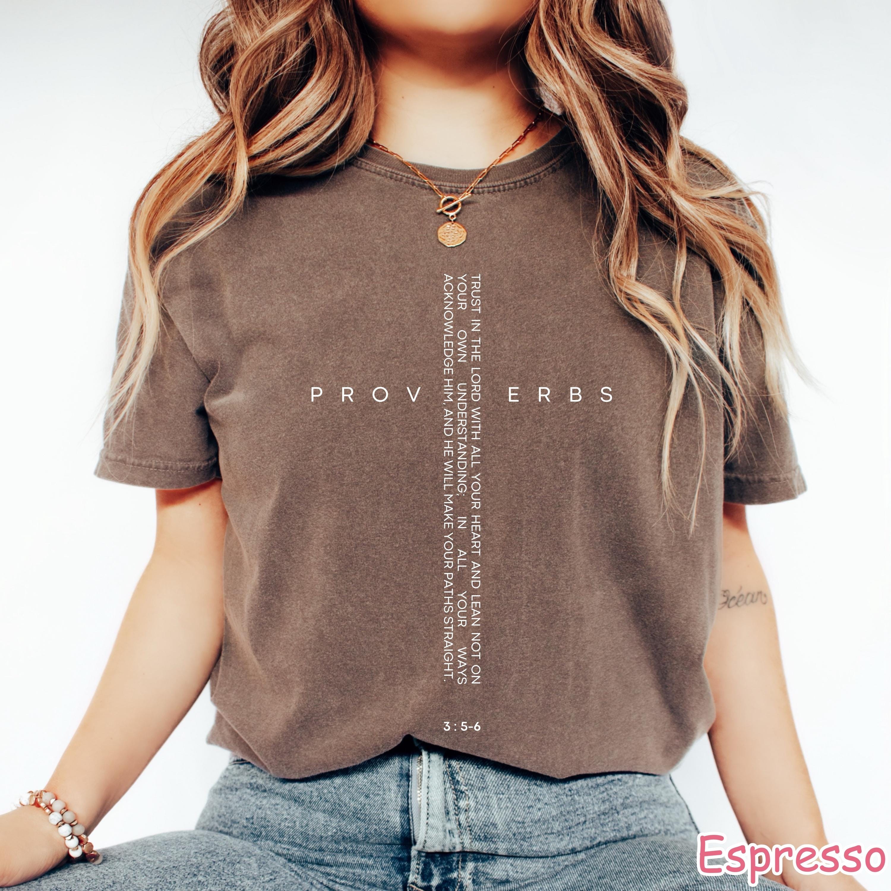 Comfort Colors® Christian Shirt Bible Verse Shirt Faith Shirt Christian Gift for Women Religious Women Tee Inspirational Shirt Jesus Apparel