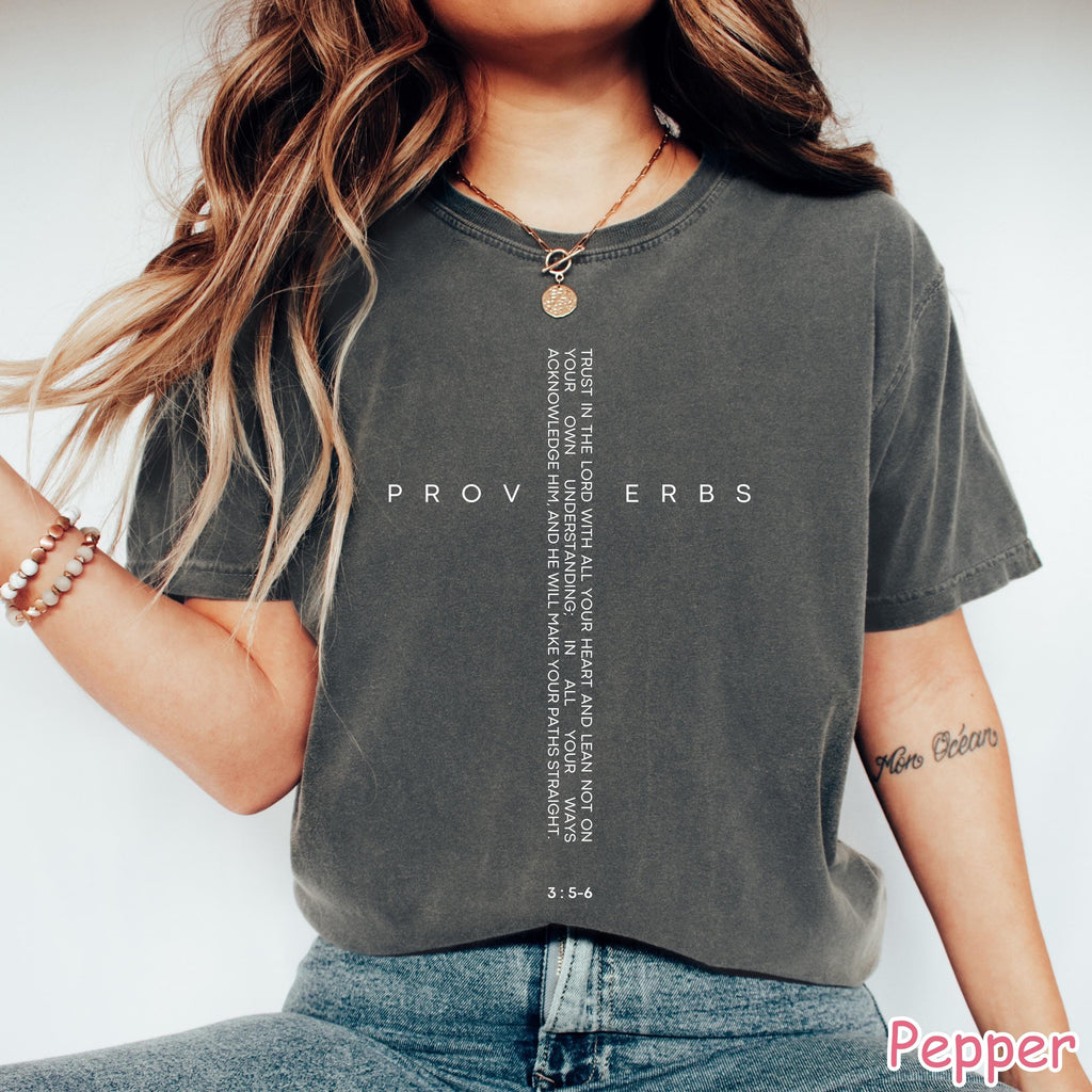 Comfort Colors® Christian Shirt Bible Verse Shirt Faith Shirt Christian Gift for Women Religious Women Tee Inspirational Shirt Jesus Apparel