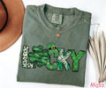 Comfort Colors® Retro Lucky Shirt, Cute St Patricks Day Shirt, Womens Shenanigans Shirt, Shamrock Shirt, Irish T-Shirt St Patricks Day Gift