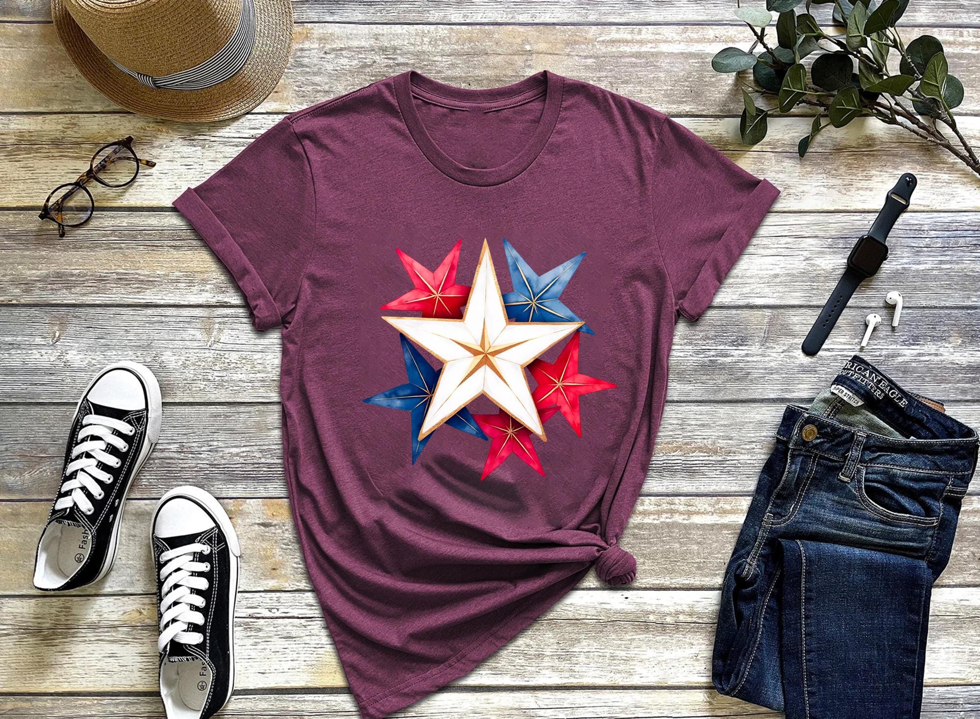 4th Of July Star Shirt, Star USA, Distressed Star Shirt, Fourth Shirt, Patriotic Shirt,4th Of July Tee,Fourth Of July Shirt,Independence Day