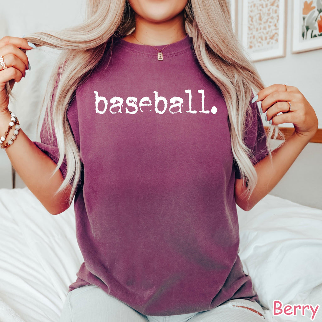 Comfort Colors® Retro Baseball Shirt, Baseball Game Day Shirt, Womens Baseball Shirt, Sports Mom Tee Gift For Baseball Lover Baseball Season