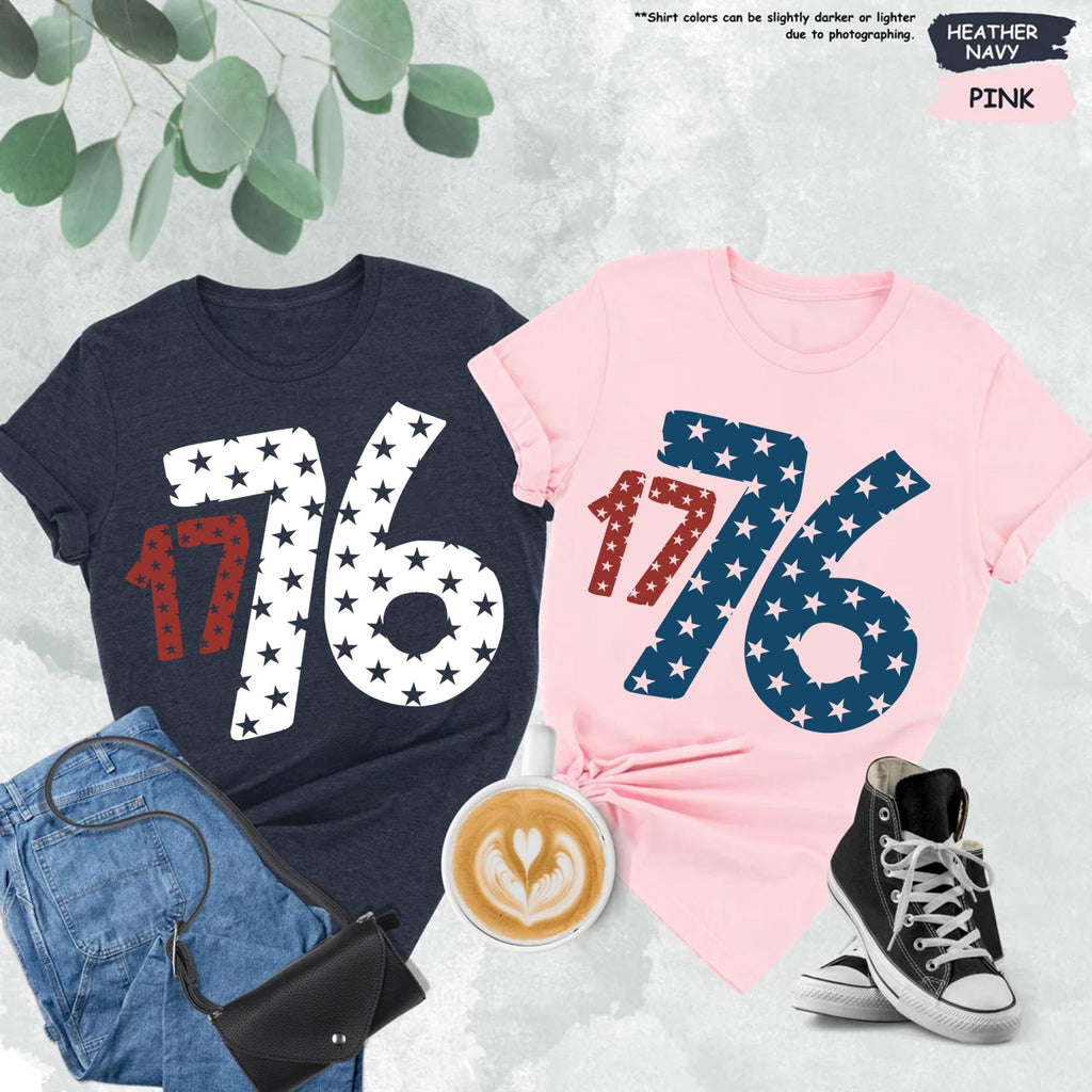 1776 Shirt, Independence Shirt, The Stars Shirt, T-Shirt, Veteran Shirt, American History 1776 Independence Day Shirt, Fourth of July Shirts