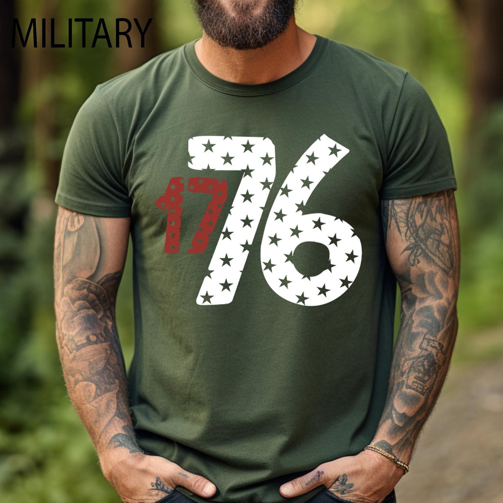 1776 Shirt, Independence Shirt, The Stars Shirt, T-Shirt, Veteran Shirt, American History 1776 Independence Day Shirt, Fourth of July Shirts