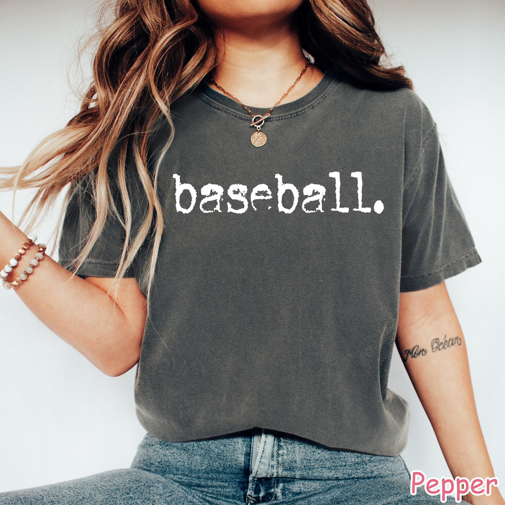 Comfort Colors® Retro Baseball Shirt, Baseball Game Day Shirt, Womens Baseball Shirt, Sports Mom Tee Gift For Baseball Lover Baseball Season