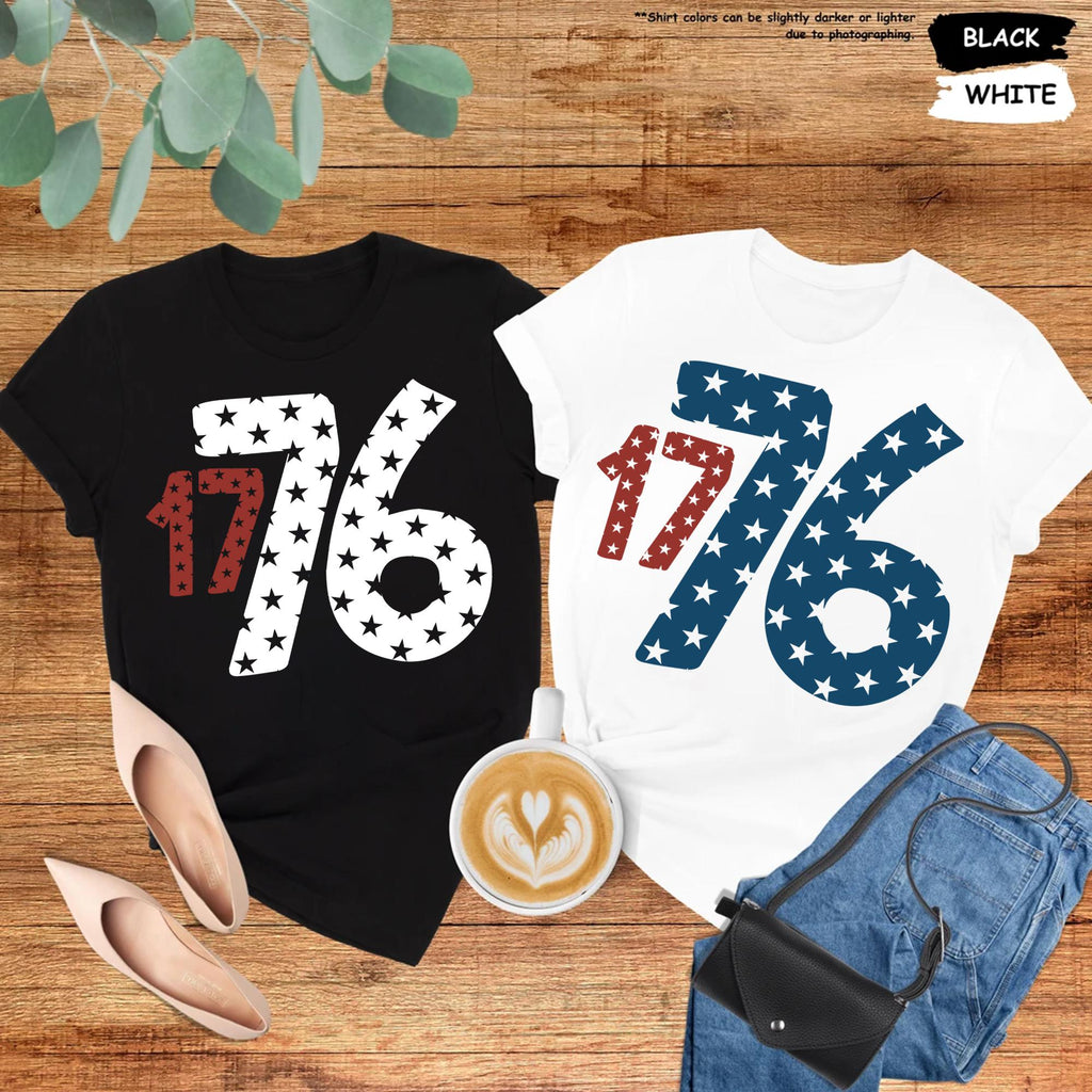 1776 Shirt, Independence Shirt, The Stars Shirt, T-Shirt, Veteran Shirt, American History 1776 Independence Day Shirt, Fourth of July Shirts