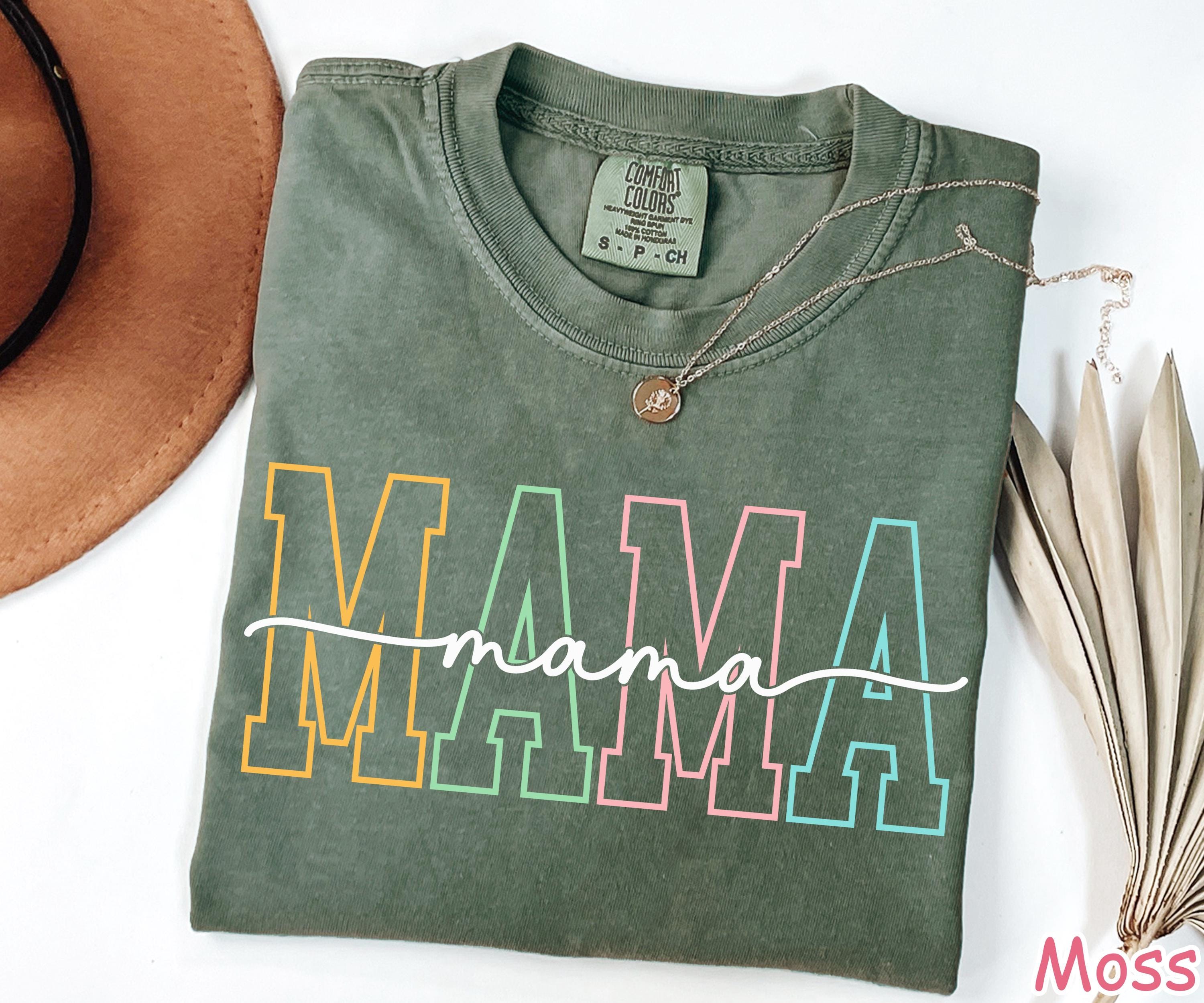 Comfort Colors® Mama Shirt, Unique Mothers Day Gift From Daughter, Mom Birthday Gift, New Mom Gift, Pregnancy Announcement, Baby Shower Gift