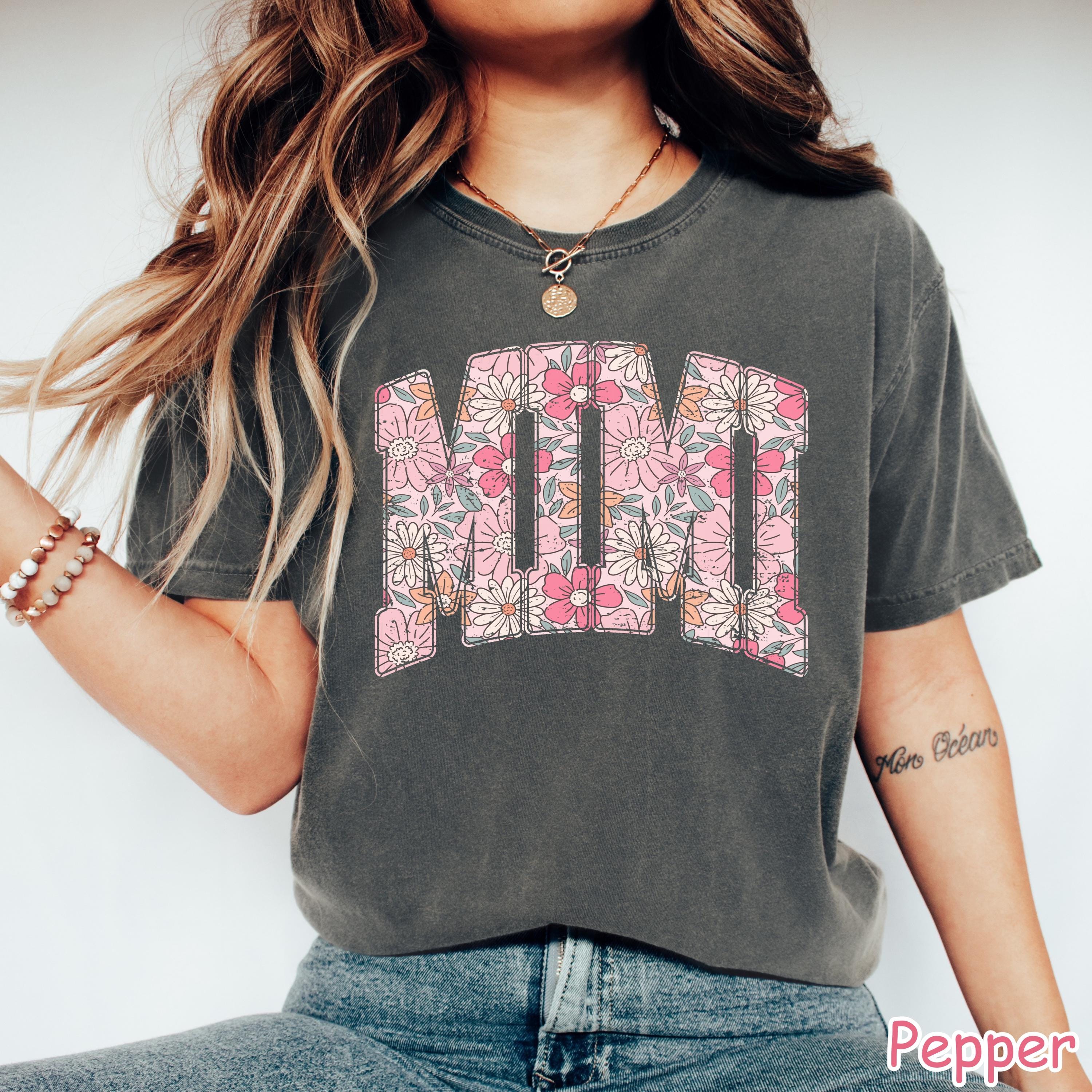 Comfort Colors® Boho Floral Mimi Shirt, Trendy Mimi Spring Shirt, Grandmother Shirt, Cute Mimi Gift, Grandma Gift Mothers Day Gift for Women