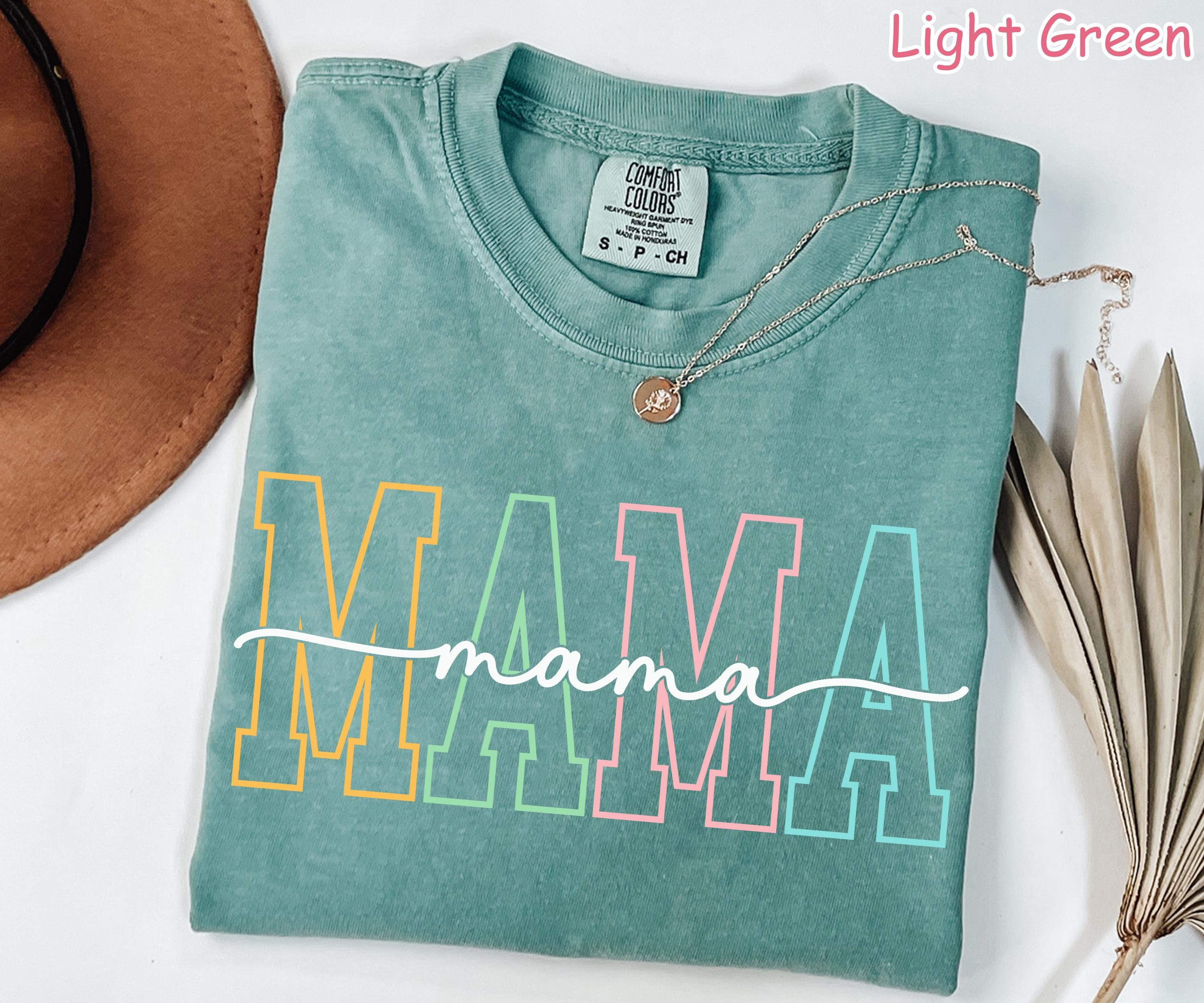 Comfort Colors® Mama Shirt, Unique Mothers Day Gift From Daughter, Mom Birthday Gift, New Mom Gift, Pregnancy Announcement, Baby Shower Gift