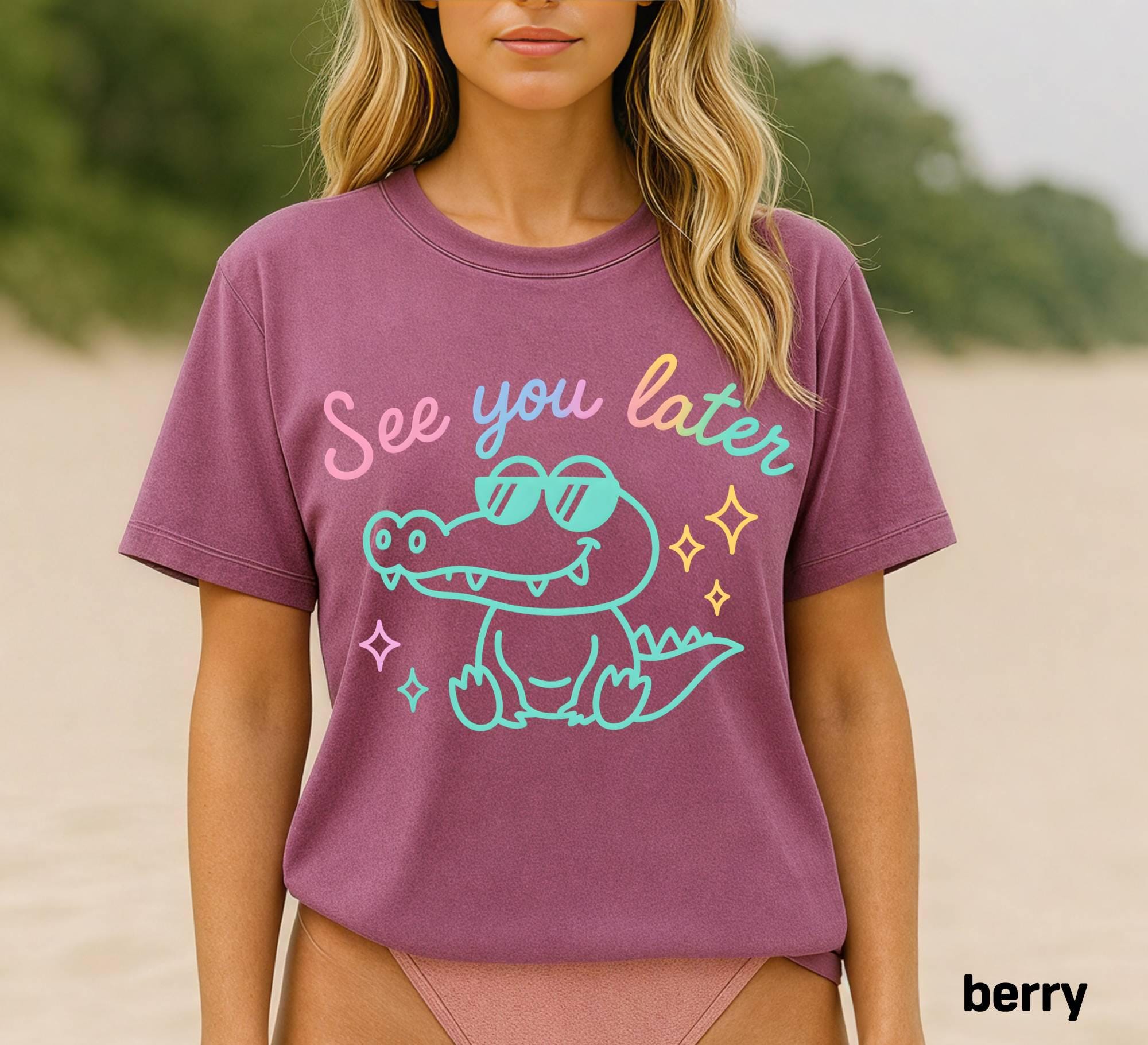 Comfort Colors Funny Teacher Shirt, See You Later Alligator Tee