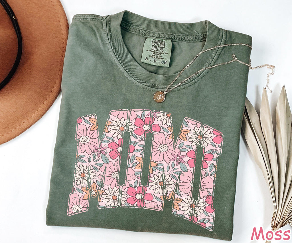 Comfort Colors® Boho Floral Mimi Shirt, Trendy Mimi Spring Shirt, Grandmother Shirt, Cute Mimi Gift, Grandma Gift Mothers Day Gift for Women