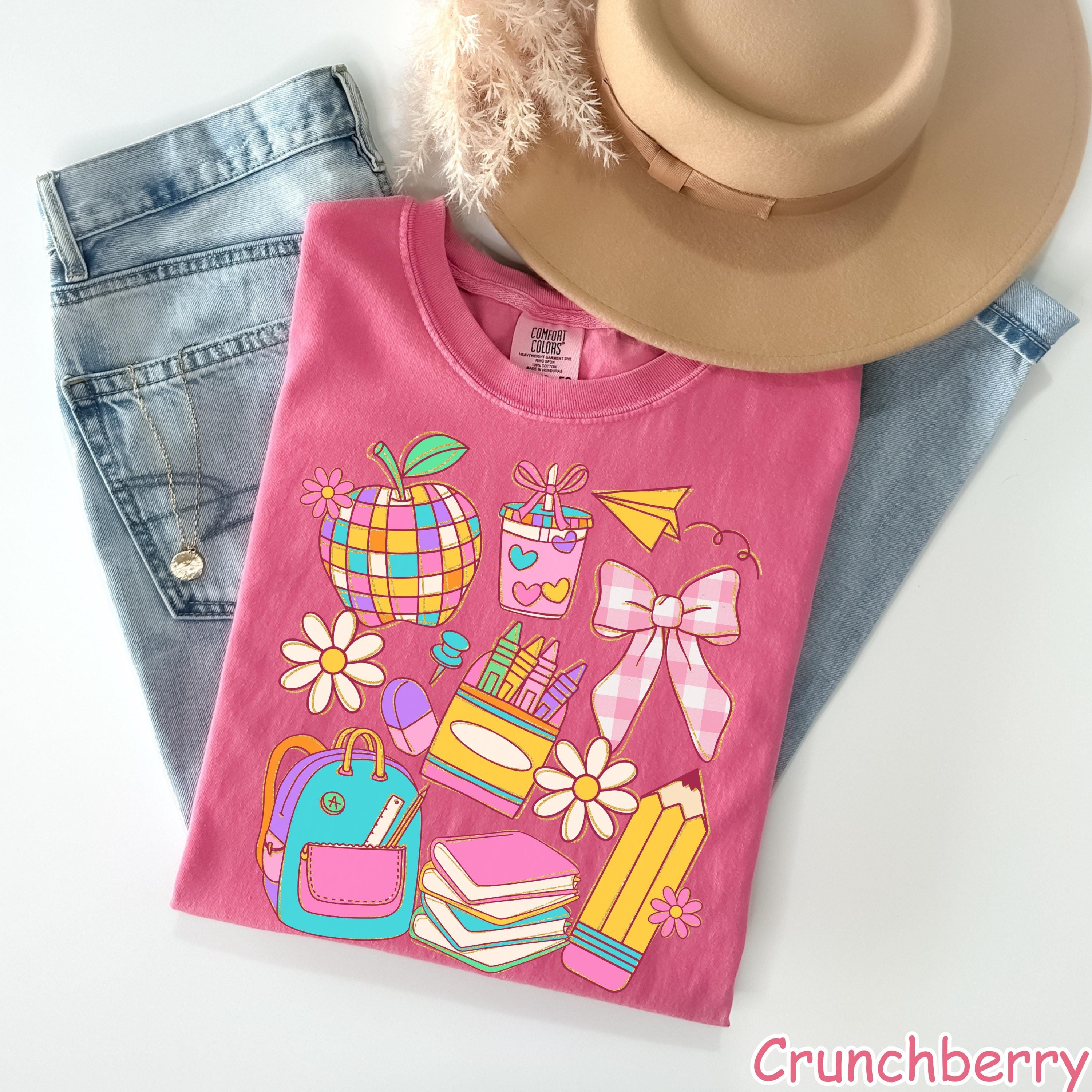 Comfort Colors® Boho Teacher Shirt, Back to School Shirt, Coquette Bow Teacher Tee, Teacher Gift, First Day of School, Teacher Appreciation