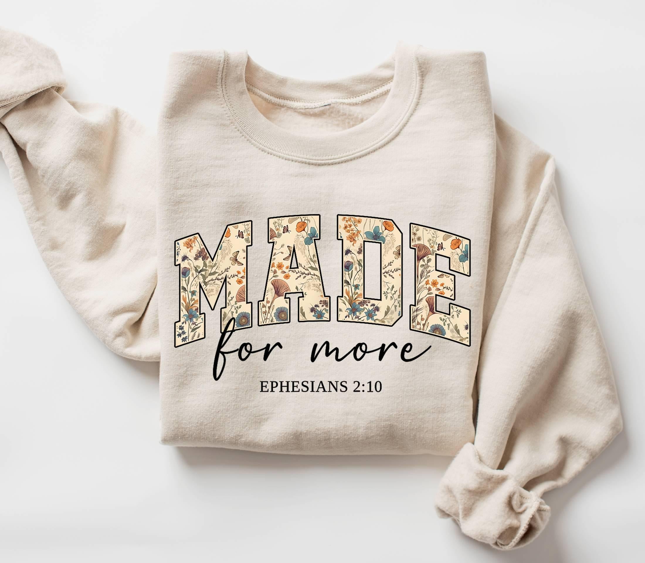 Bible Verse Sweatshirt, Cute Christian Sweatshirt For Women, Jesus Christian Gift, Christian Christmas Sweatshirt, Love and Grace Sweatshirt