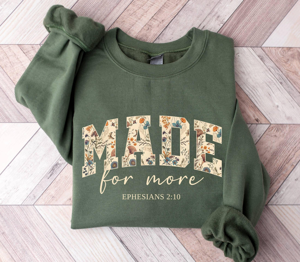 Bible Verse Sweatshirt, Cute Christian Sweatshirt For Women, Jesus Christian Gift, Christian Christmas Sweatshirt, Love and Grace Sweatshirt