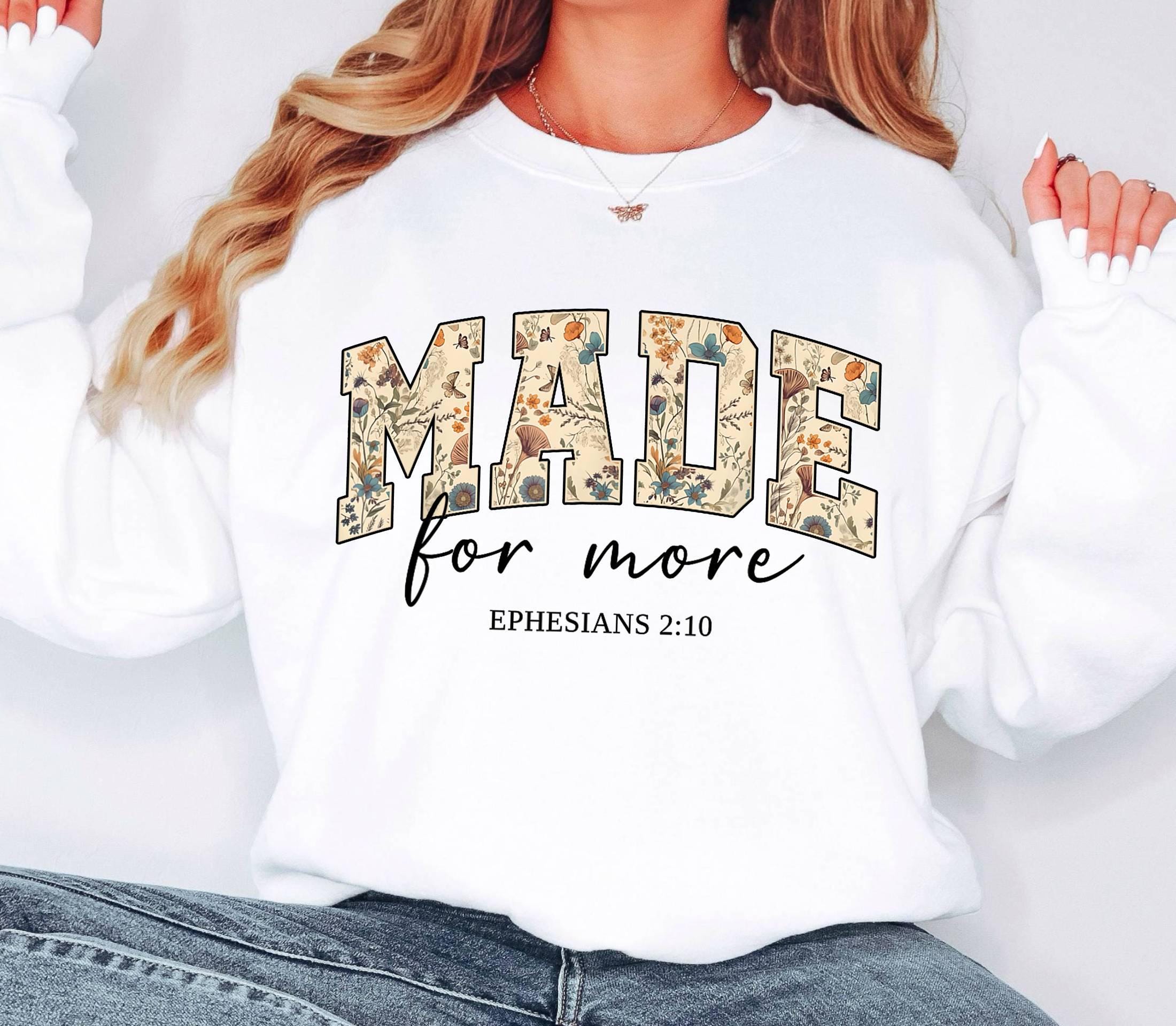 Bible Verse Sweatshirt, Cute Christian Sweatshirt For Women, Jesus Christian Gift, Christian Christmas Sweatshirt, Love and Grace Sweatshirt