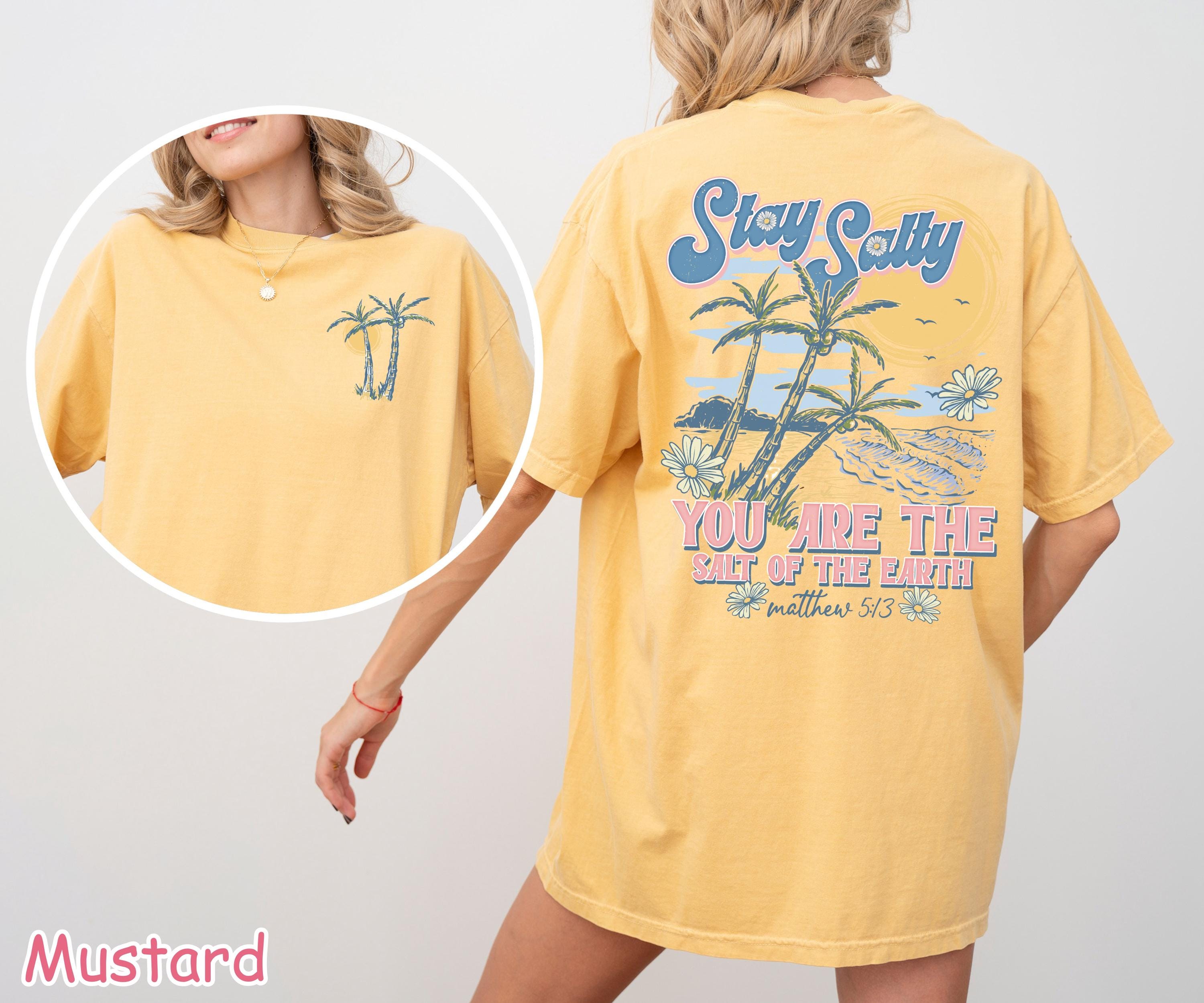 Comfort Colors® Stay Salty Christian Shirt, Bible Verse Shirt, Salt of the Earth, Religious Shirt Cute Summer Shirt Christian Gift for Women