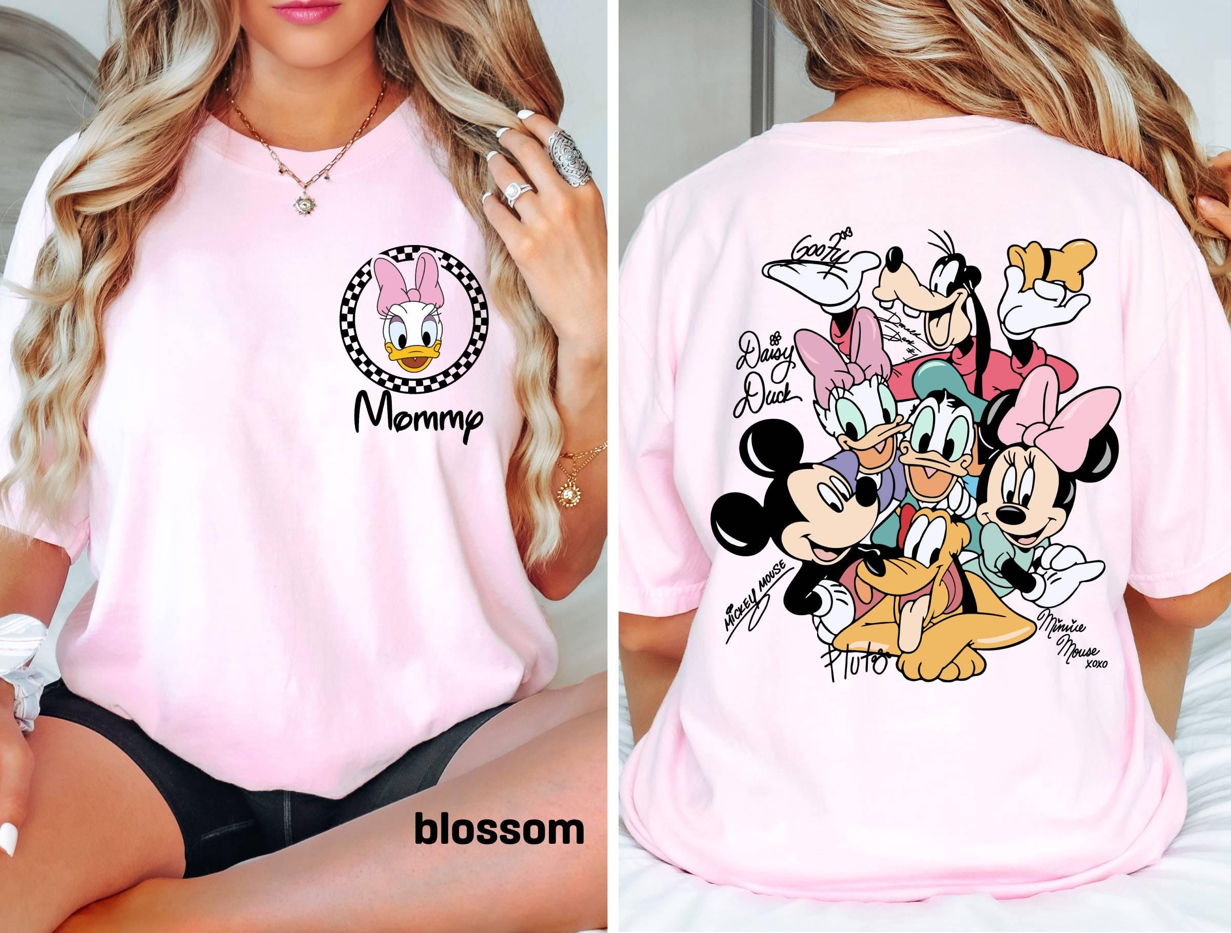 Custom Magical Mouse and Friends Signatures Comfort Colors Shirt, Personalize Magical Kingdom Family Vacation Tee Mouse Era Family 2026 Trip