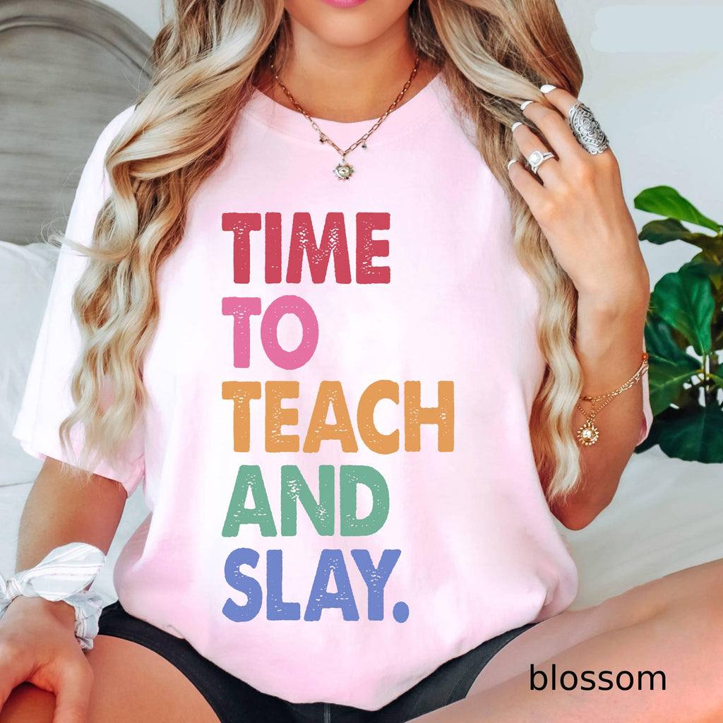 Comfort Colors Teacher Shirt, Gen Z Slang Team Tee