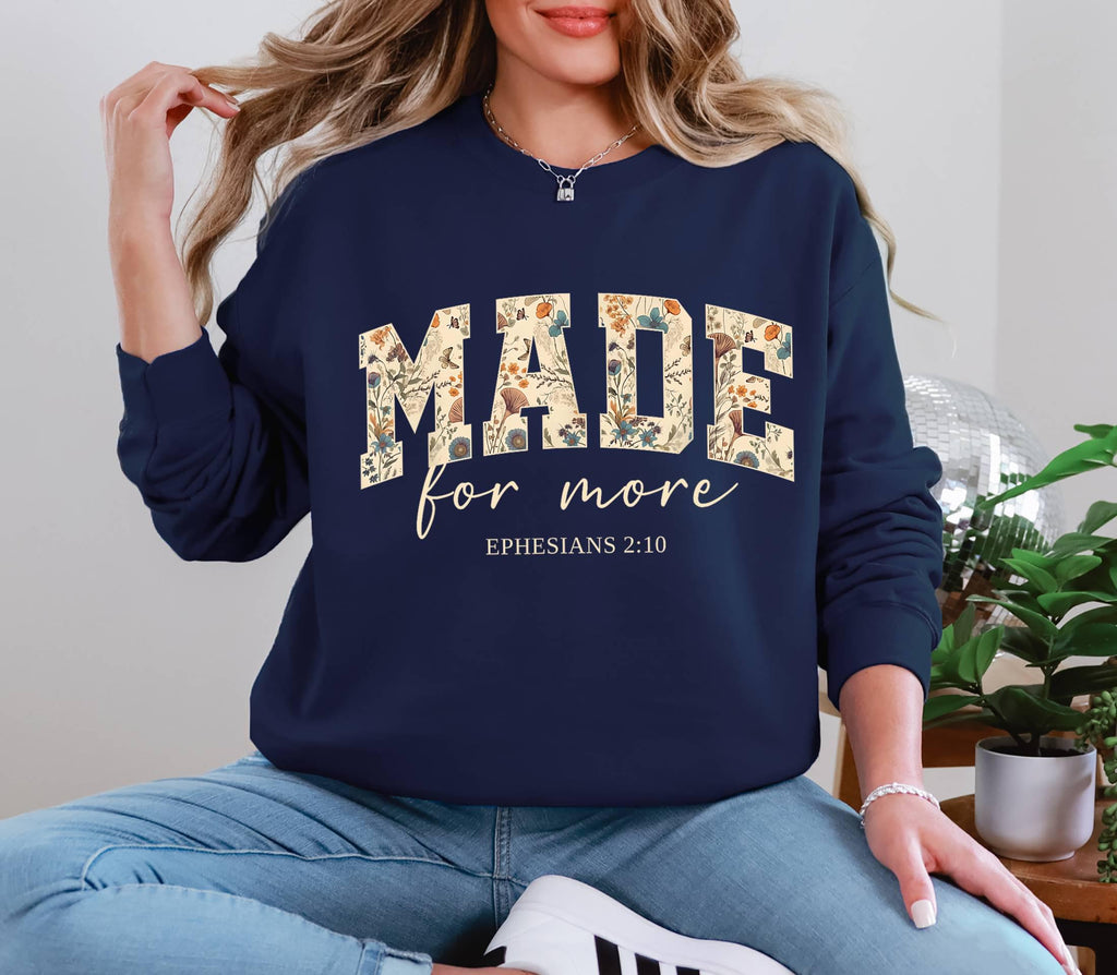 Bible Verse Sweatshirt, Cute Christian Sweatshirt For Women, Jesus Christian Gift, Christian Christmas Sweatshirt, Love and Grace Sweatshirt