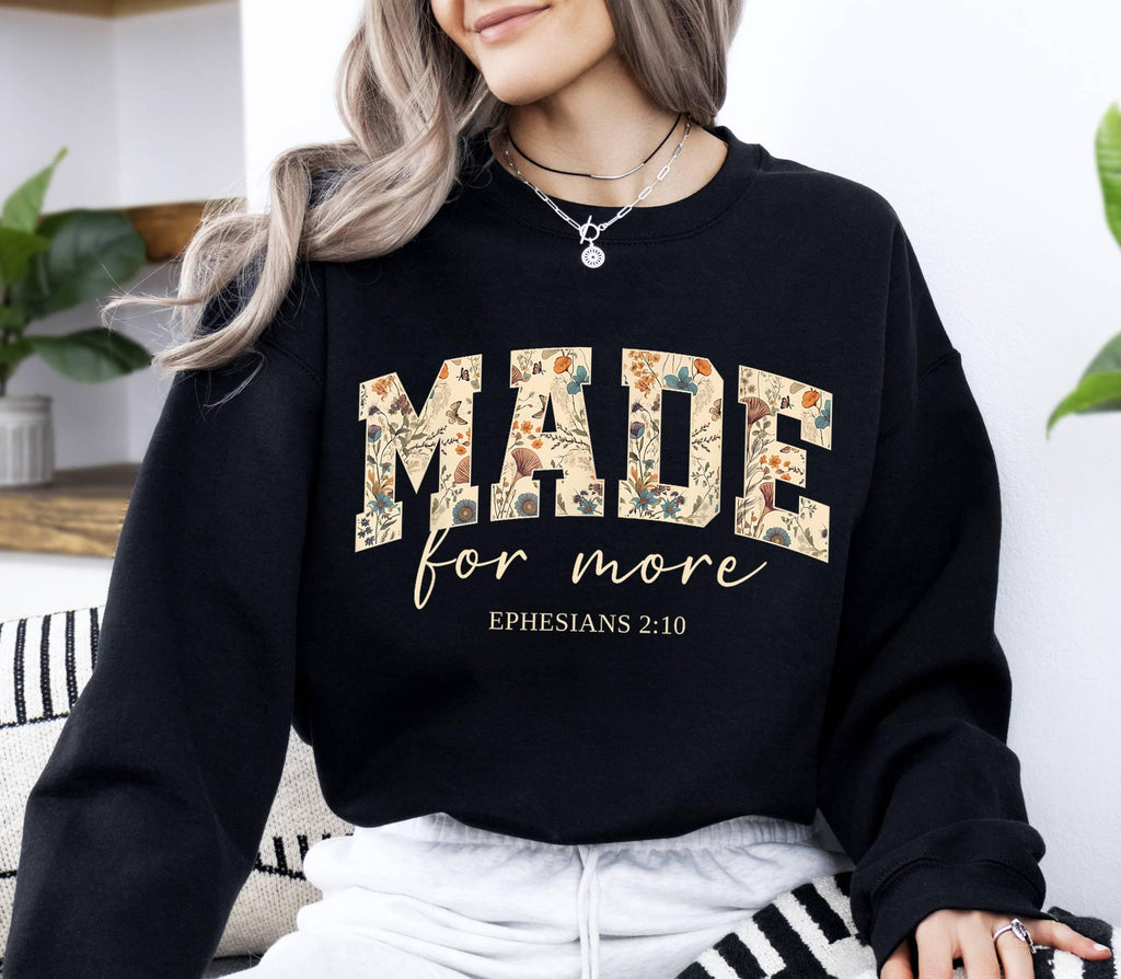 Bible Verse Sweatshirt, Cute Christian Sweatshirt For Women, Jesus Christian Gift, Christian Christmas Sweatshirt, Love and Grace Sweatshirt