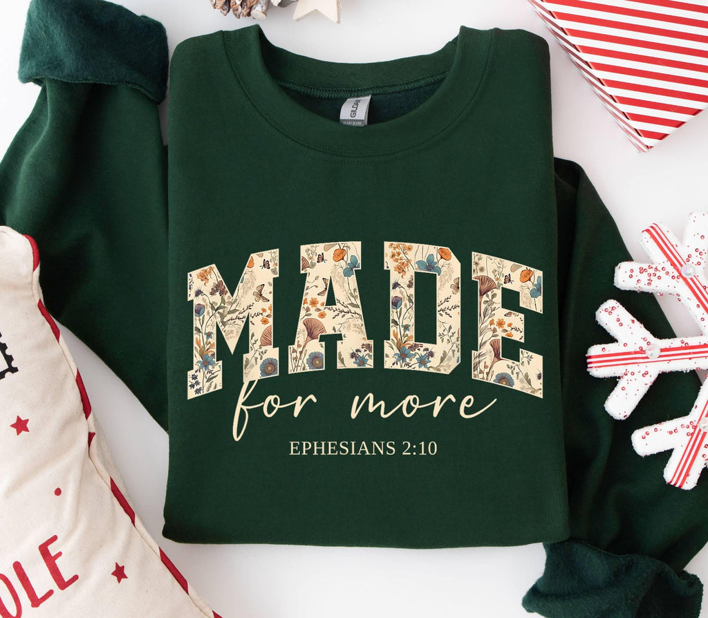 Bible Verse Sweatshirt, Cute Christian Sweatshirt For Women, Jesus Christian Gift, Christian Christmas Sweatshirt, Love and Grace Sweatshirt