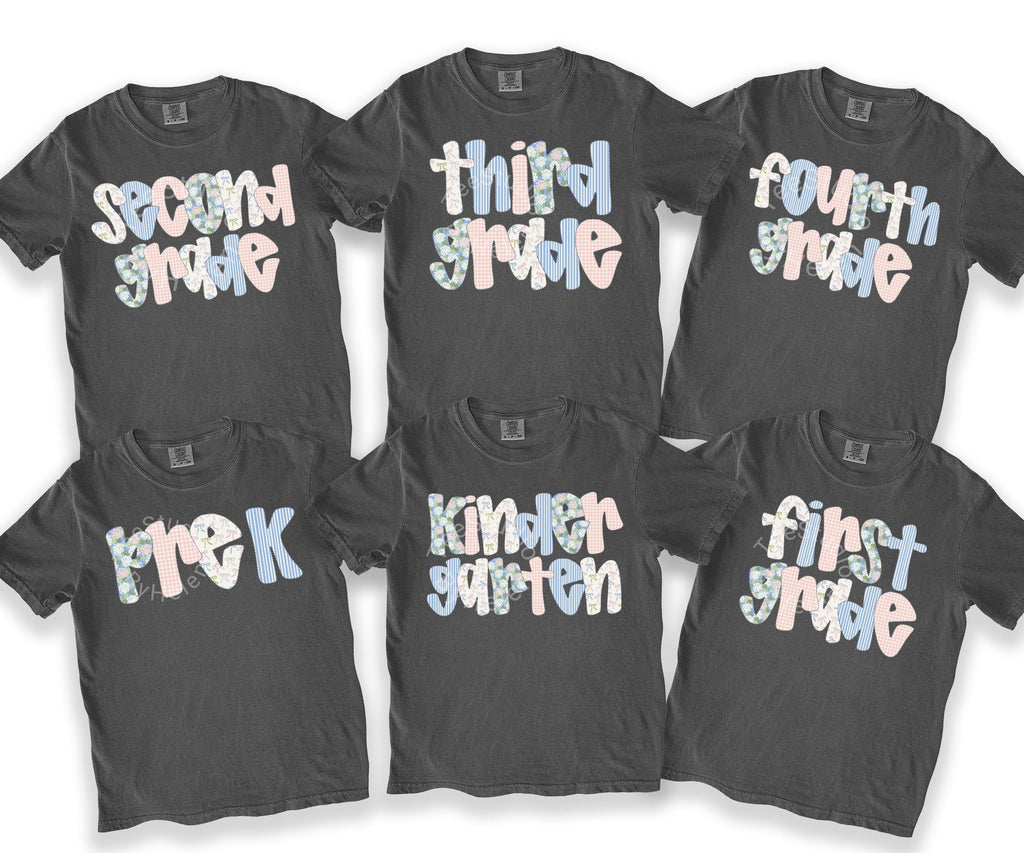 Comfort Colors Teacher Grade Level Shirt, Back to School Teacher Team Shirts, Cute Matching Teacher Shirts, Coquette Teacher Squad Shirts