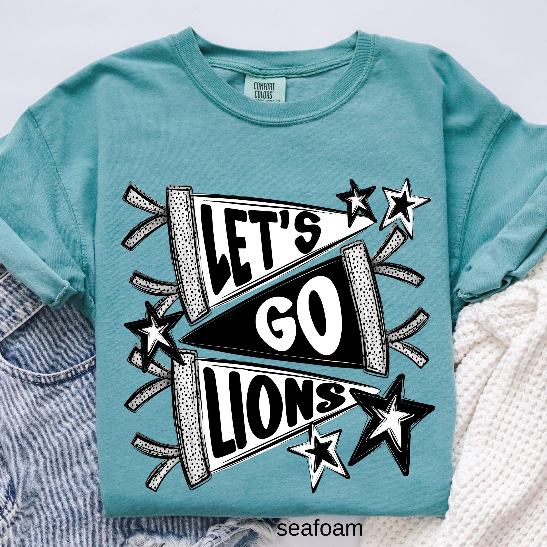 Comfort Colors© Custom School Mascot Shirt, Personalized Pennants Flag Mascot Shirt,School Spirit Shirt, School Mascot Tee,Matching Team Tee