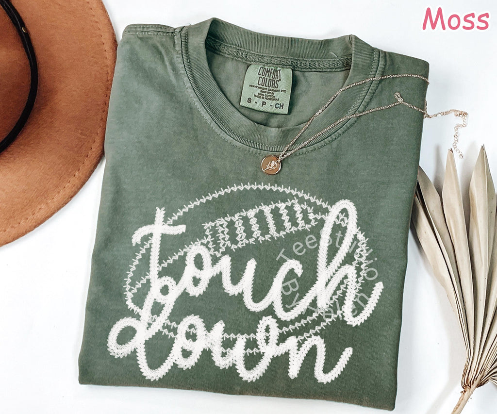 Comfort Colors® Touchdown Shirt, Touchdown Season Shirt, Football Game Day Shirt, Fall Football Shirt, Football Mom Shirt, Football Season