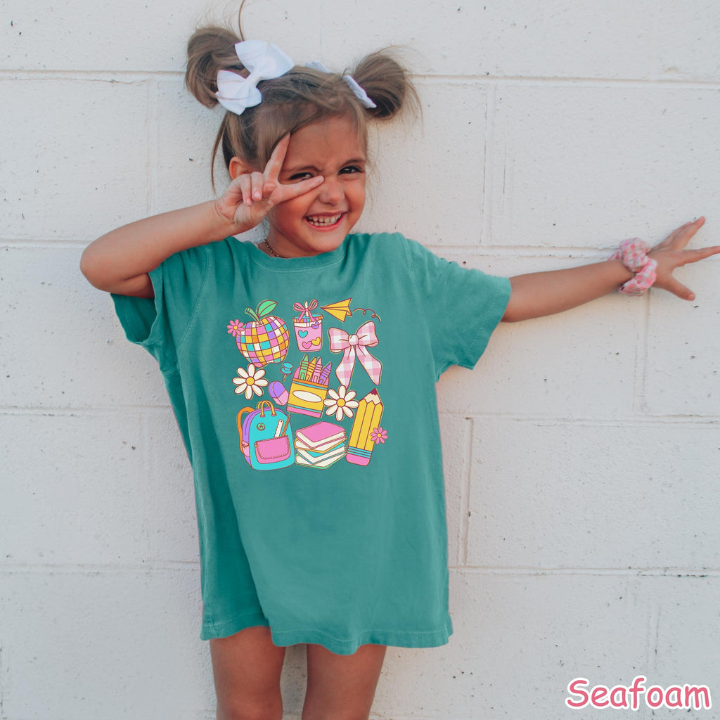 Comfort Colors® Boho Teacher Shirt, Back to School Shirt, Coquette Bow Teacher Tee, Teacher Gift, First Day of School, Teacher Appreciation