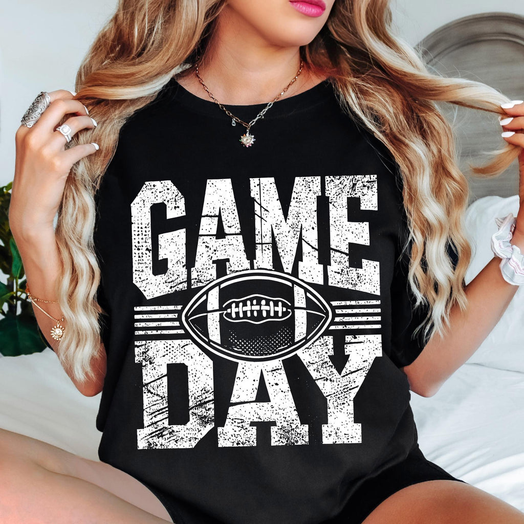 Comfort Colors Football Game Day Tee, Sports Mom Shirt