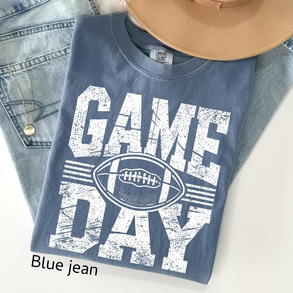 Comfort Colors Football Game Day Tee, Sports Mom Shirt