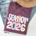 Comfort Colors Senior 2026 Shirt, Coquette Graduation Gift