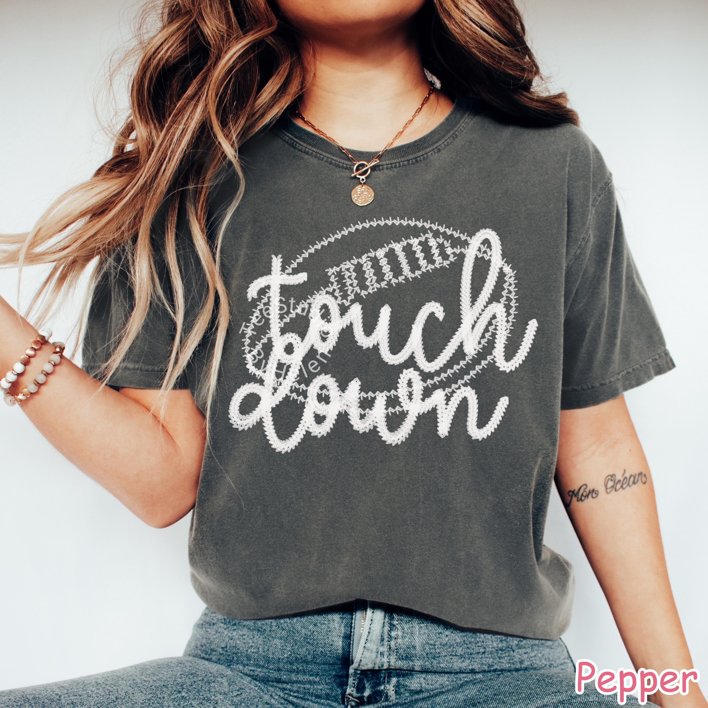 Comfort Colors® Touchdown Shirt, Touchdown Season Shirt, Football Game Day Shirt, Fall Football Shirt, Football Mom Shirt, Football Season