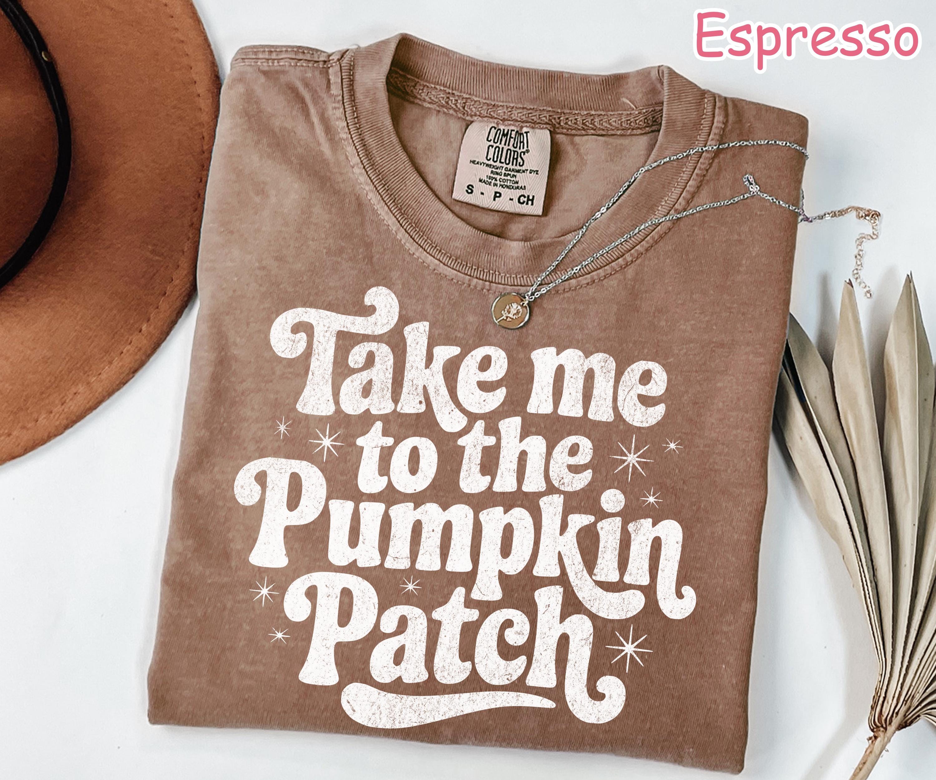 Comfort Colors® Take Me to the Pumpkin Patch Shirt, Pumpkin Season Shirt, Fall Pumpkin Shirt, Cozy Autumn Shirt, Women's Fall Graphic Tee