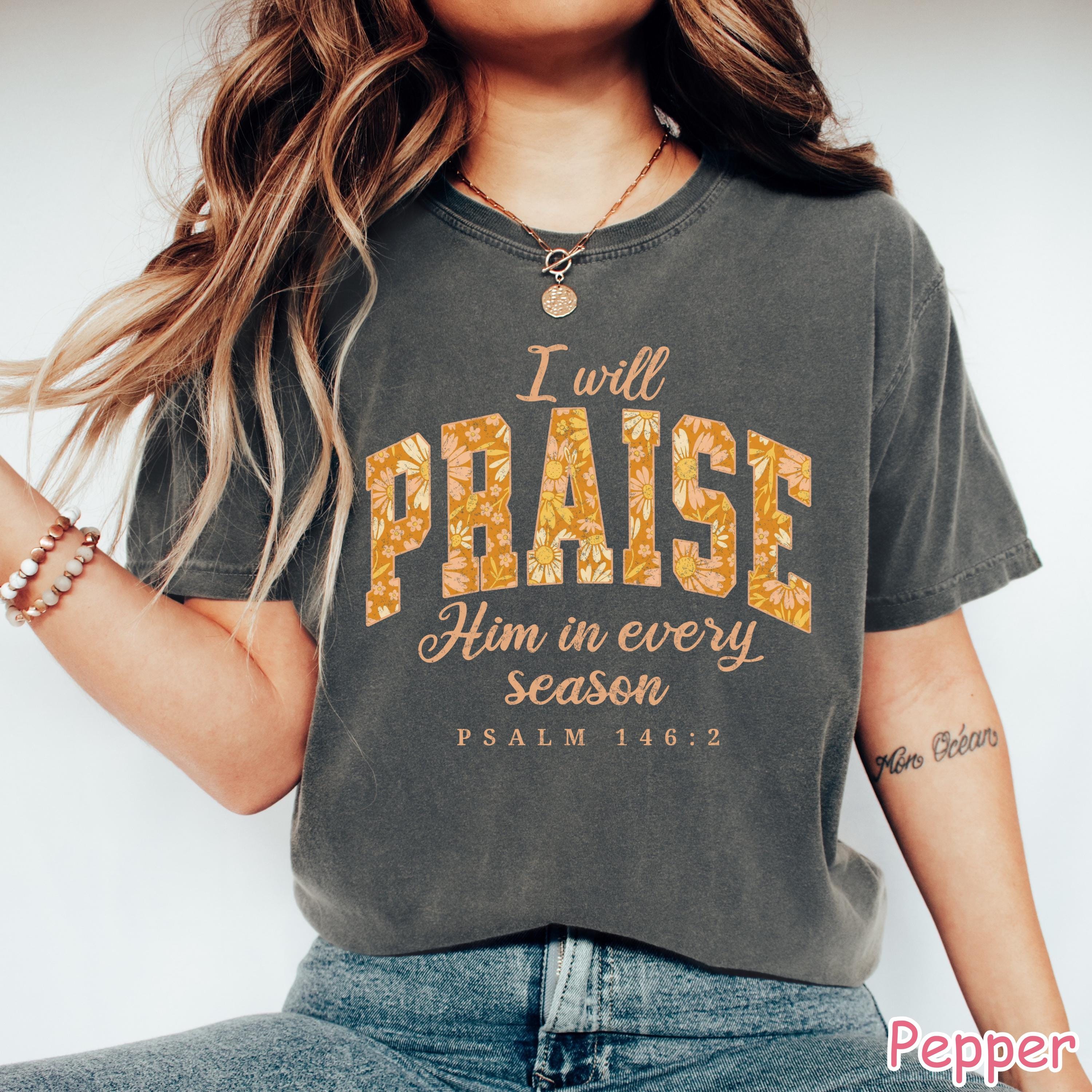 Comfort Colors Fall Christian Shirt: Boho Floral Thanksgiving Tee