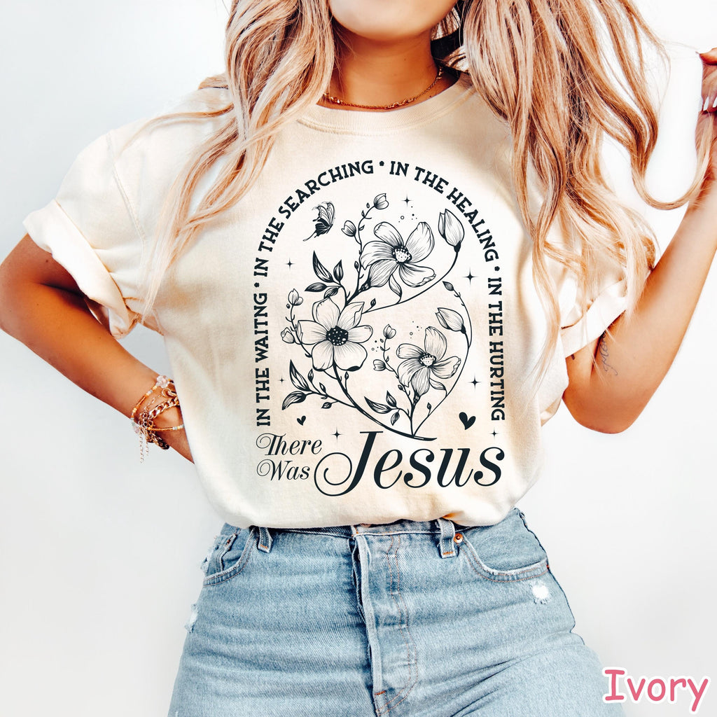 Boho Christian Shirt For Women Vintage Floral Faith Based T-Shirt Religious Women Gift Jesus Shirt Christian Gifts Inspirational Shirt