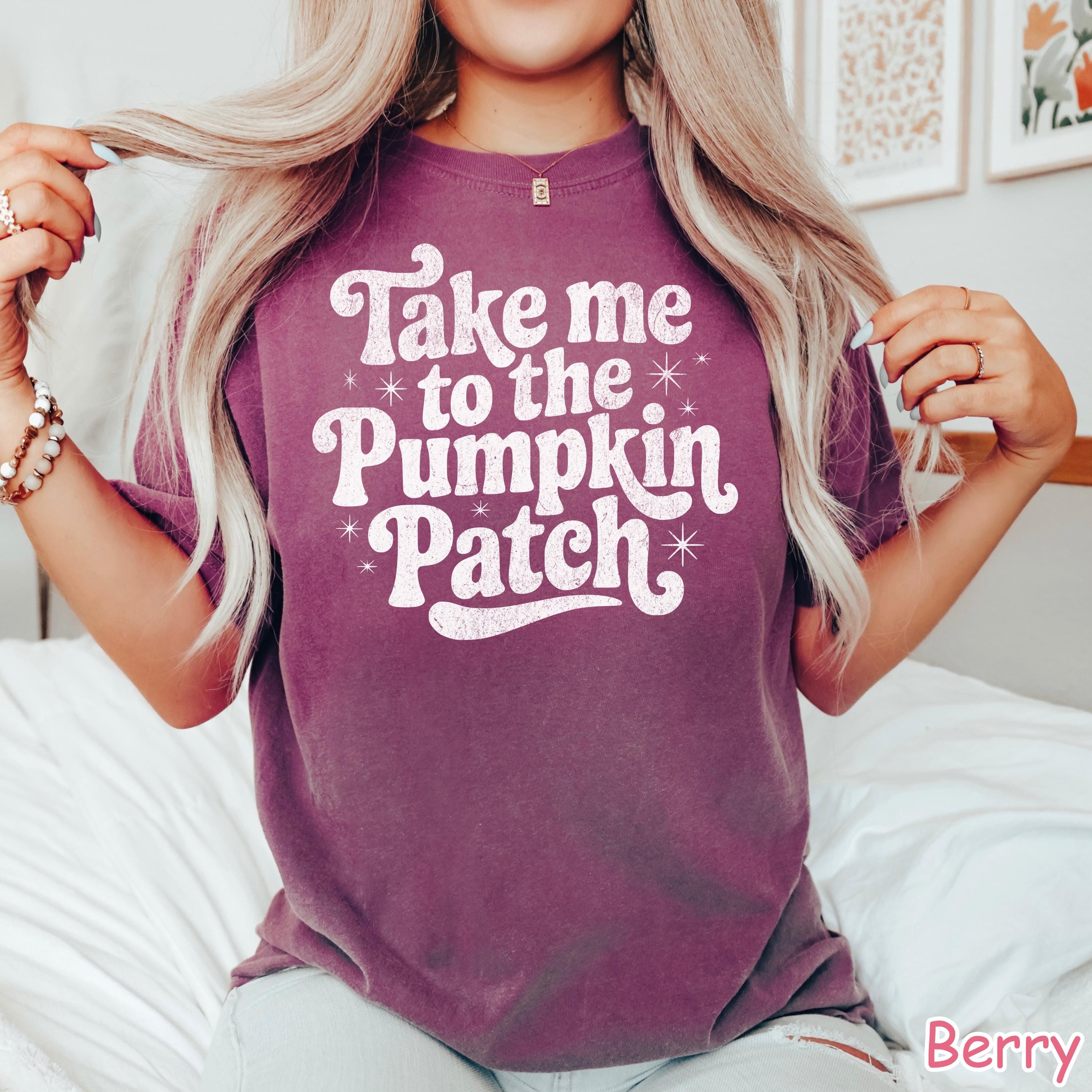 Comfort Colors® Take Me to the Pumpkin Patch Shirt, Pumpkin Season Shirt, Fall Pumpkin Shirt, Cozy Autumn Shirt, Women's Fall Graphic Tee