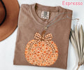 Comfort Colors® Boho Floral Pumpkin Shirt, Coquette Fall Pumpkin Shirt, Pumpkin Patch Shirt, Cute Autumn Shirt, Vintage Fall Shirt for Women