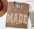 Comfort Colors® Made for More Shirt, Floral Christian Shirt, Bible Verse Tee Faith Shirt Religious Women Gift Christian Gifts Ephesians 2:10
