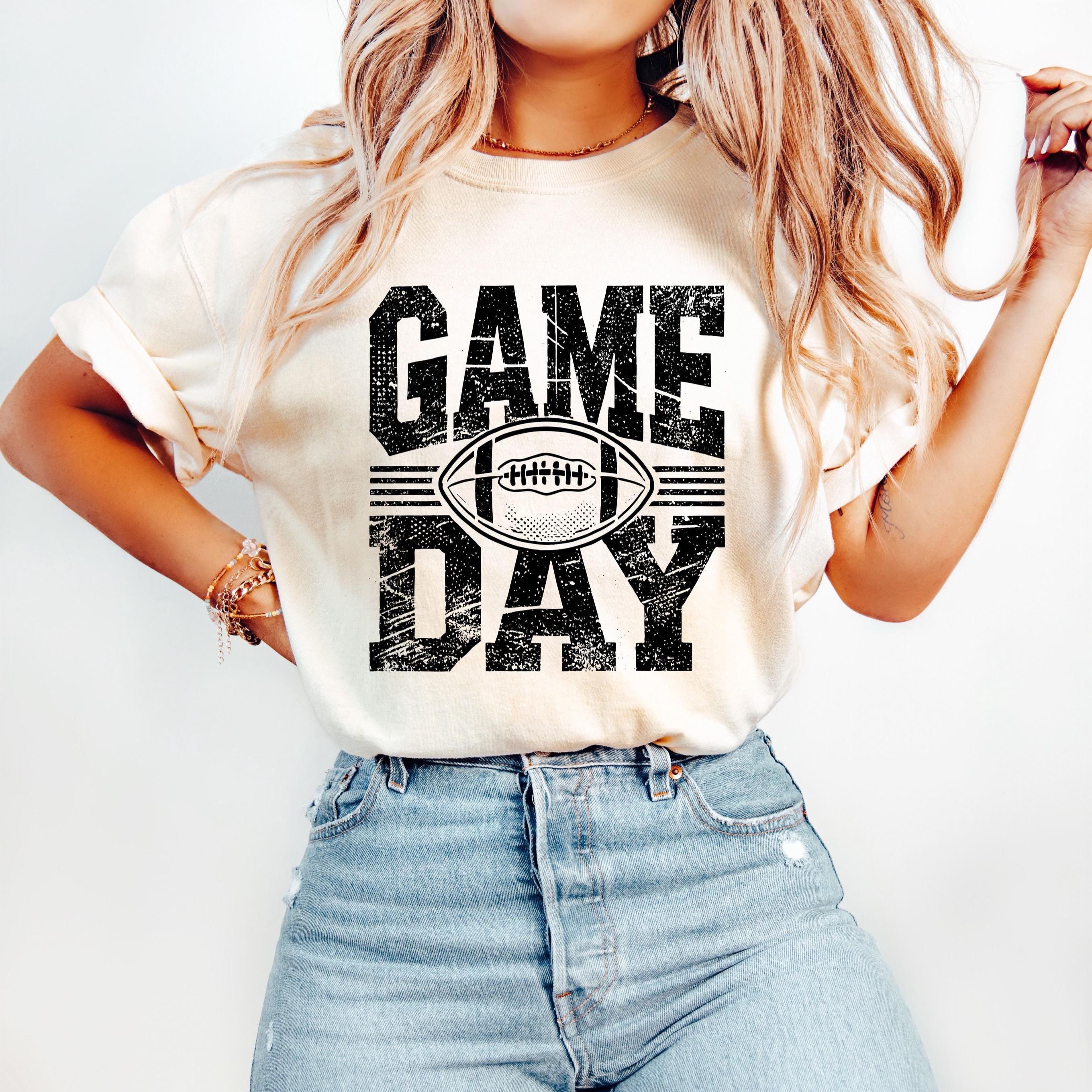 Comfort Colors Football Game Day Tee, Sports Mom Shirt