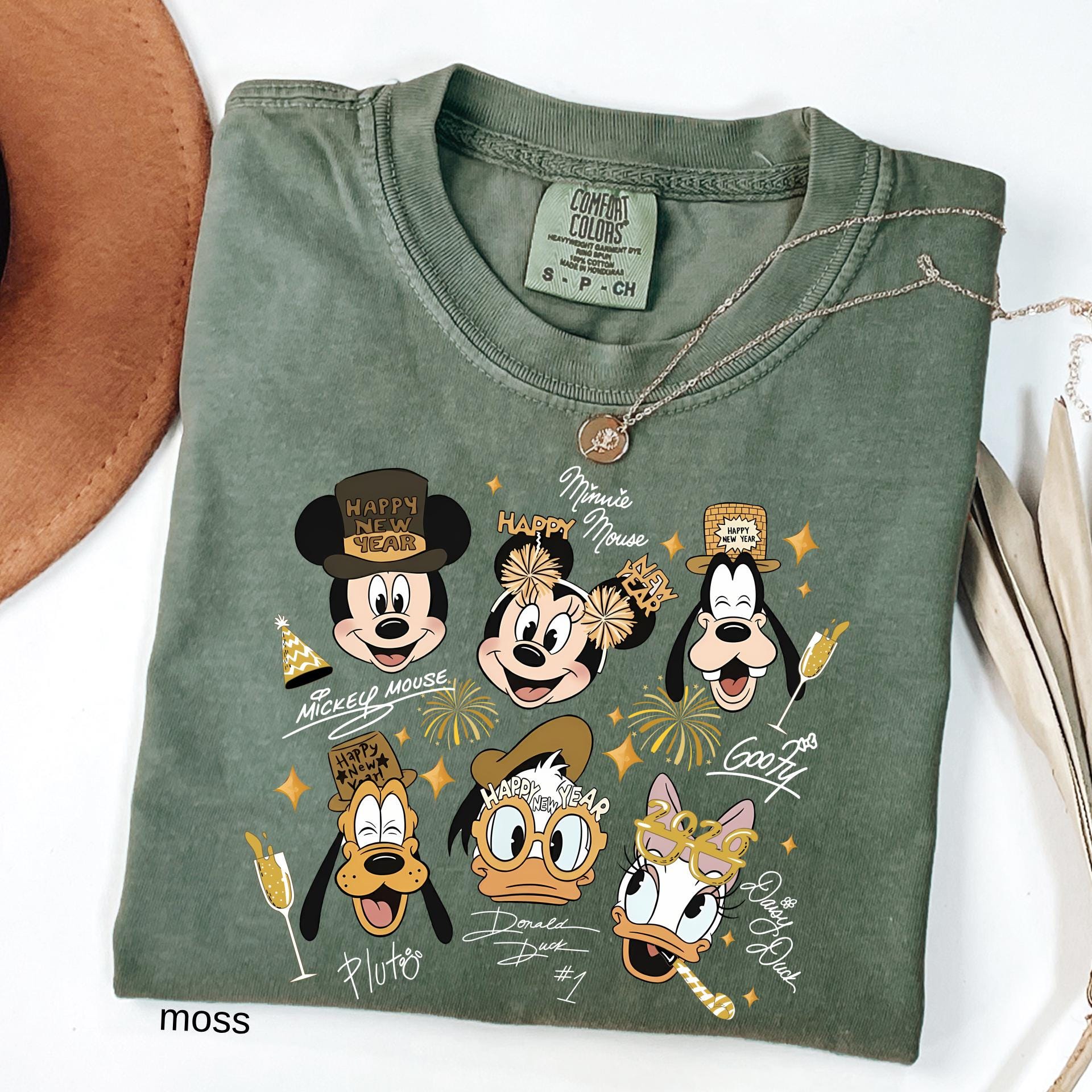 Comfort Colors© Mickey And Friends New Year 2026 Shirts: Disney Family Disneyland Trip Shirt