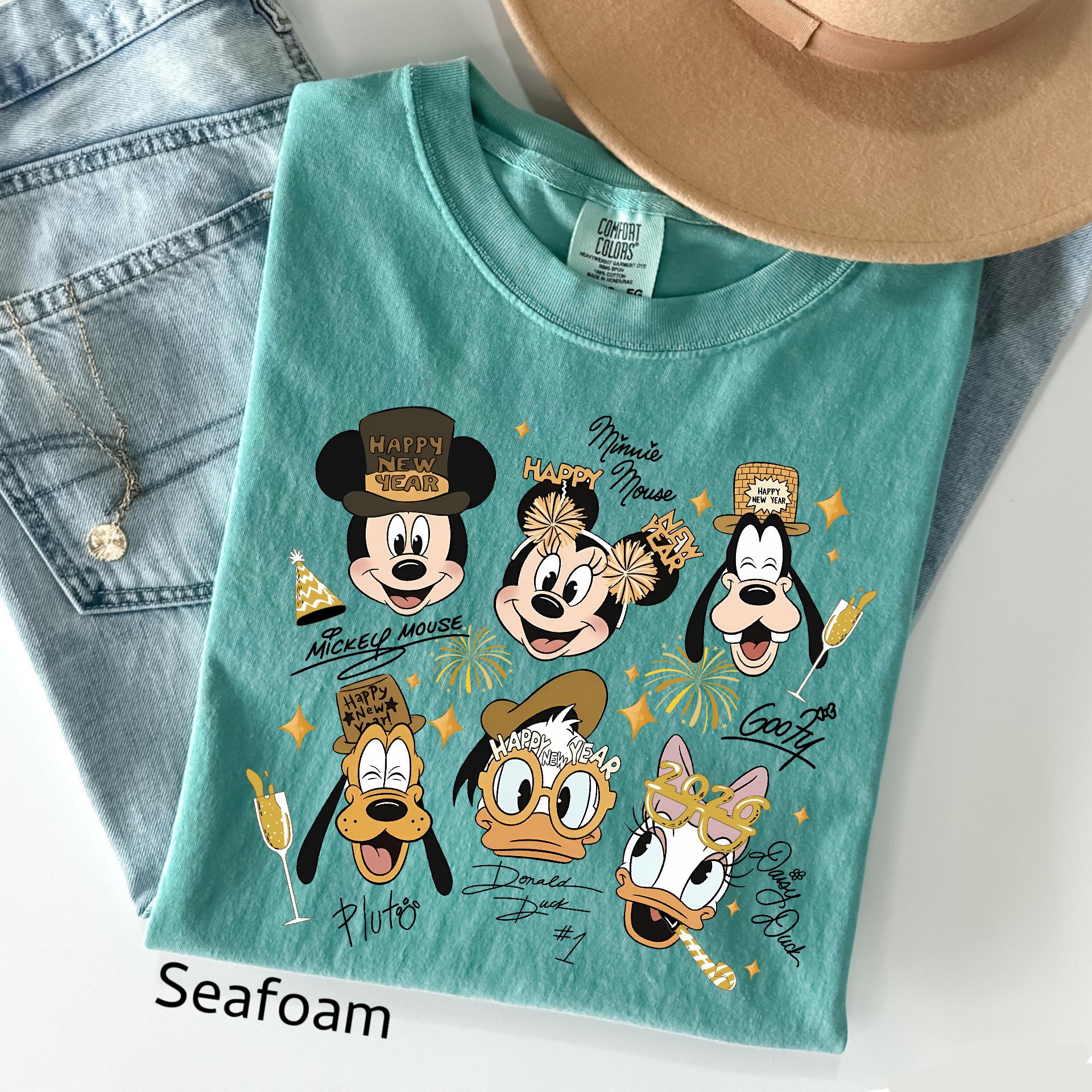 Comfort Colors© Mickey And Friends New Year 2026 Shirts: Disney Family Disneyland Trip Shirt