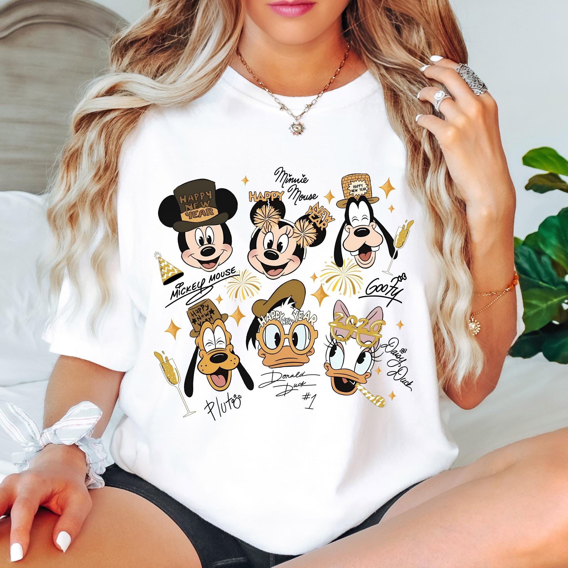 Comfort Colors© Mickey And Friends New Year 2026 Shirts: Disney Family Disneyland Trip Shirt