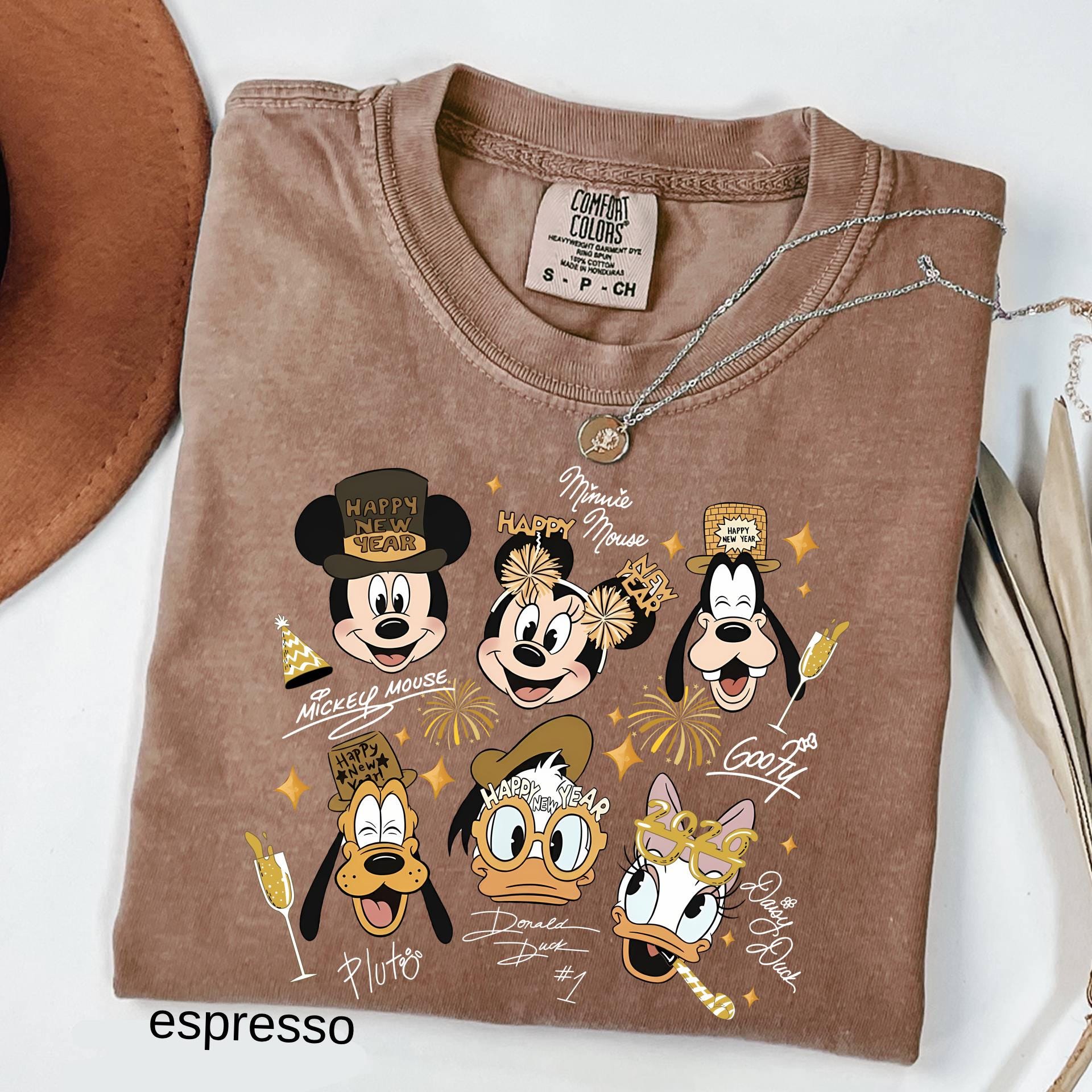 Comfort Colors© Mickey And Friends New Year 2026 Shirts: Disney Family Disneyland Trip Shirt