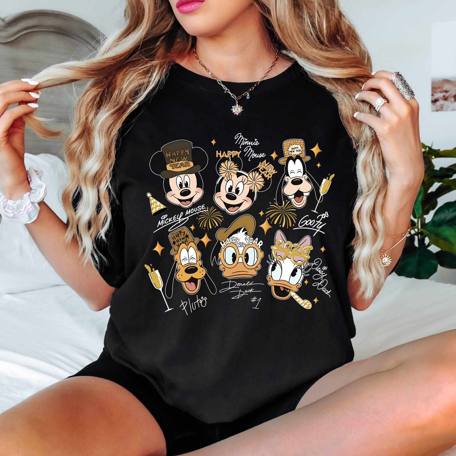 Comfort Colors© Mickey And Friends New Year 2026 Shirts: Disney Family Disneyland Trip Shirt