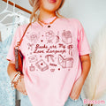 Comfort Colors® Books Are My Love Language Shirt, Valentines Book Lover Shirt, Bookish Valentine Gift, Valentines Day Shirt, Gift for Reader